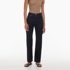 Aritzia Denim Forum The Joni High Rise Loose Black